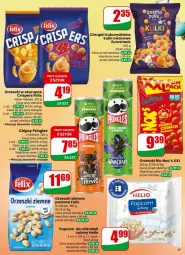 Gazetka promocyjna Dino - Gazetka - ważna od 07.04 do 07.04.2026 - strona 53 - produkty: Orzeszki, Orzeszki w skorupce, Chipsy, Chrupki, Popcorn, Pringles, Felix, Orzeszki ziemne, Helio, Fa