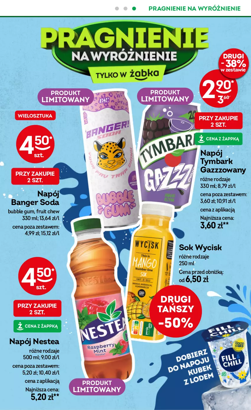 Gazetka promocyjna Żabka - ważna 30.07 do 12.08.2025 - strona 18 - produkty: Napój, Nestea, Sok, Tymbark
