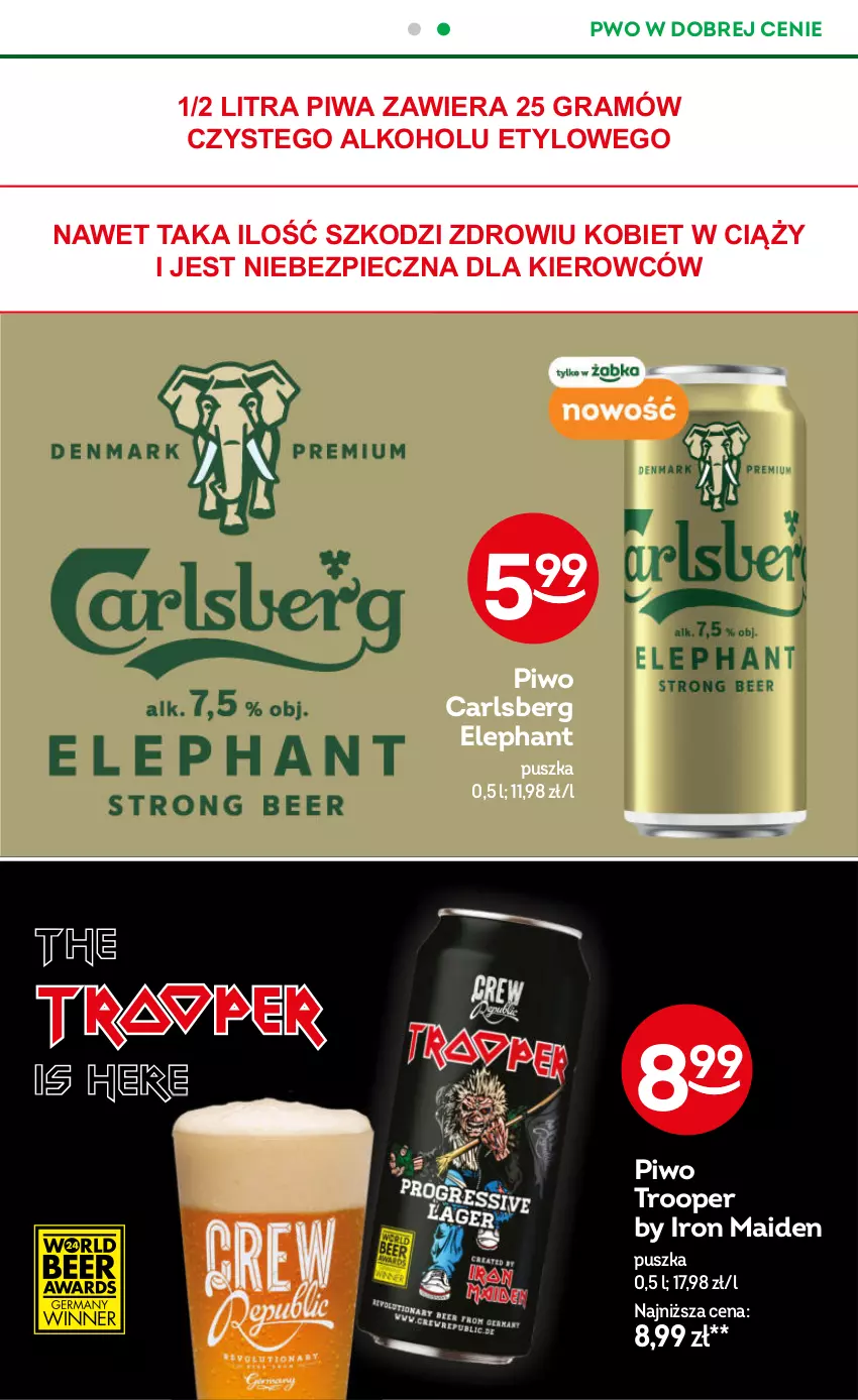 Gazetka promocyjna Żabka - ważna 30.07 do 12.08.2025 - strona 29 - produkty: Carlsberg, Gra, Piec, Piwa, Piwo