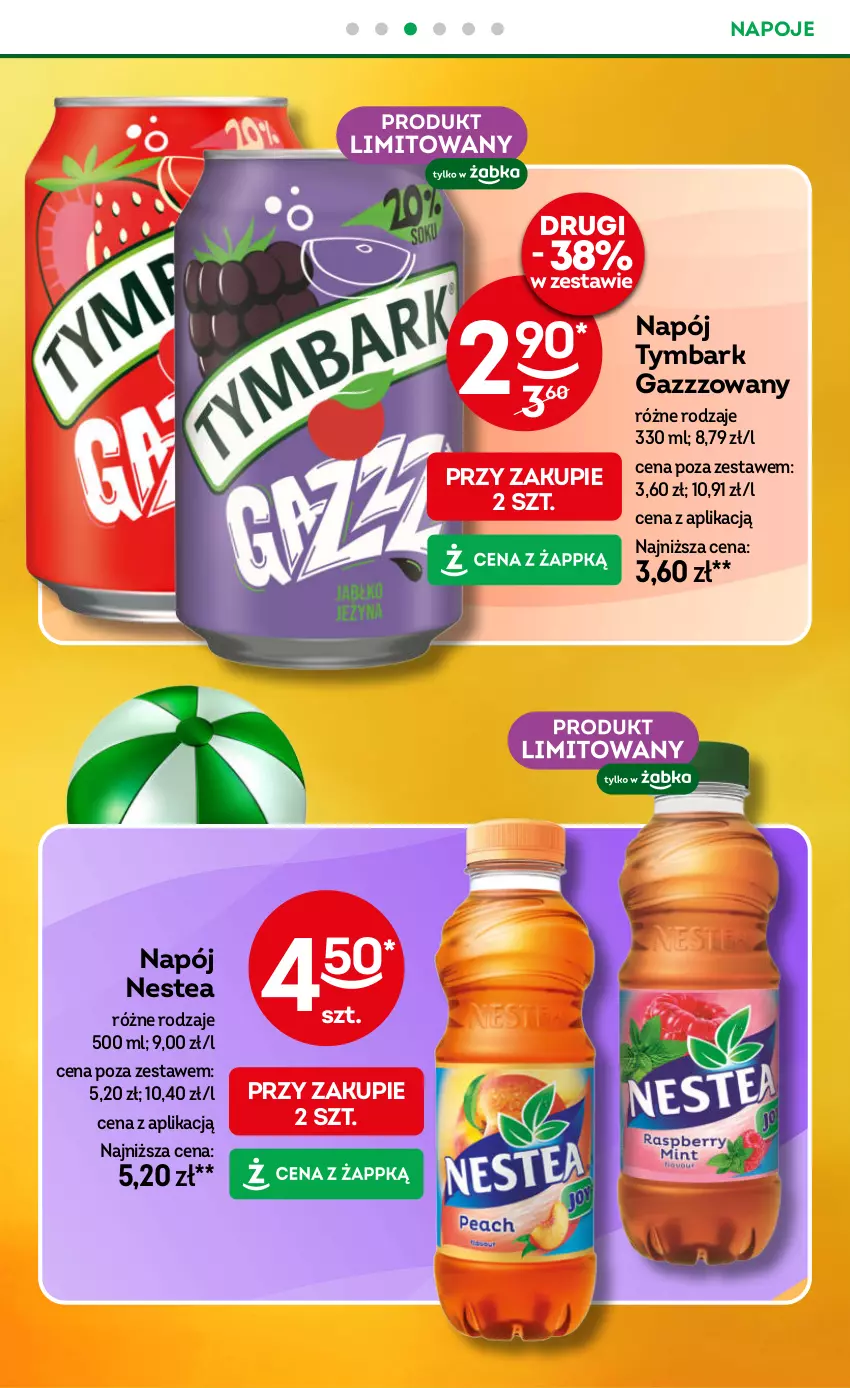 Gazetka promocyjna Żabka - ważna 30.07 do 12.08.2025 - strona 46 - produkty: Napój, Napoje, Nestea, Tymbark