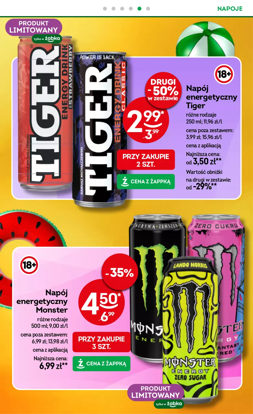 Gazetka promocyjna Żabka - ważna 30.07 do 12.08.2025 - strona 48 - produkty: Napój, Napój energetyczny, Napoje, Tiger