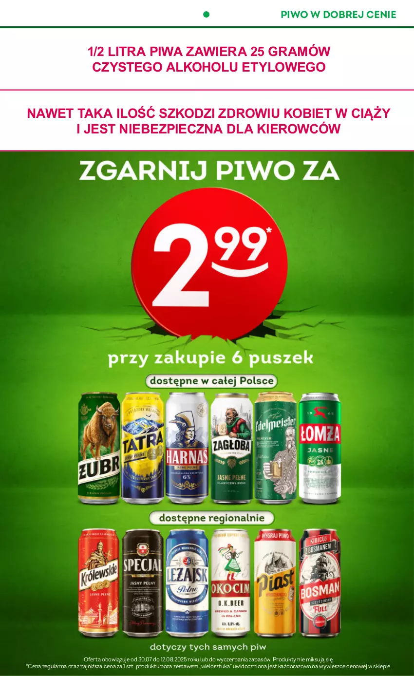 Gazetka promocyjna Żabka - ważna 30.07 do 12.08.2025 - strona 5 - produkty: Gra, Piec, Piwa, Piwo