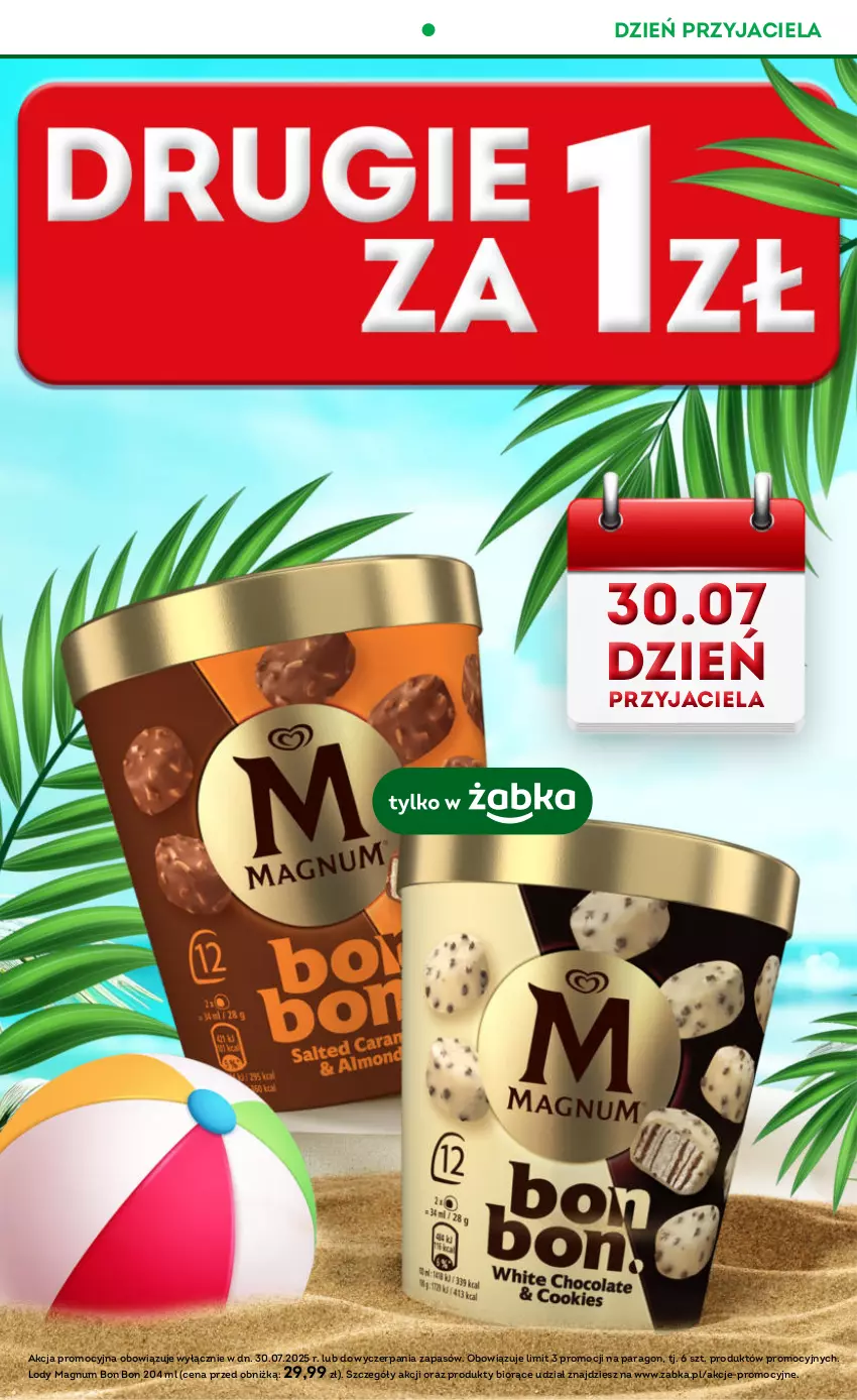 Gazetka promocyjna Żabka - ważna 30.07 do 12.08.2025 - strona 6 - produkty: Lody