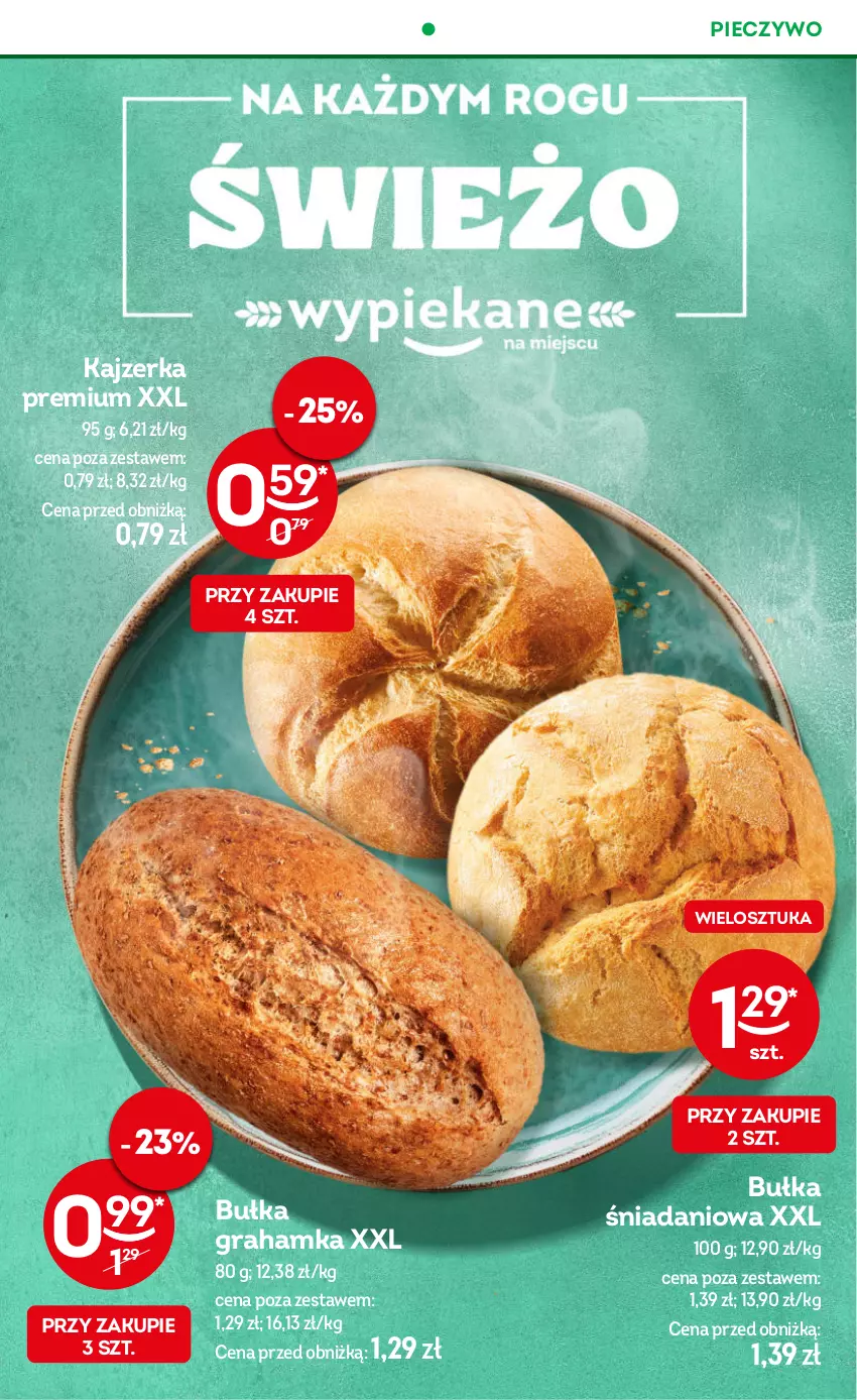 Gazetka promocyjna Żabka - ważna 30.07 do 12.08.2025 - strona 65 - produkty: Bułka, Bułka grahamka, Danio, Gra, Kajzerka, Piec, Pieczywo