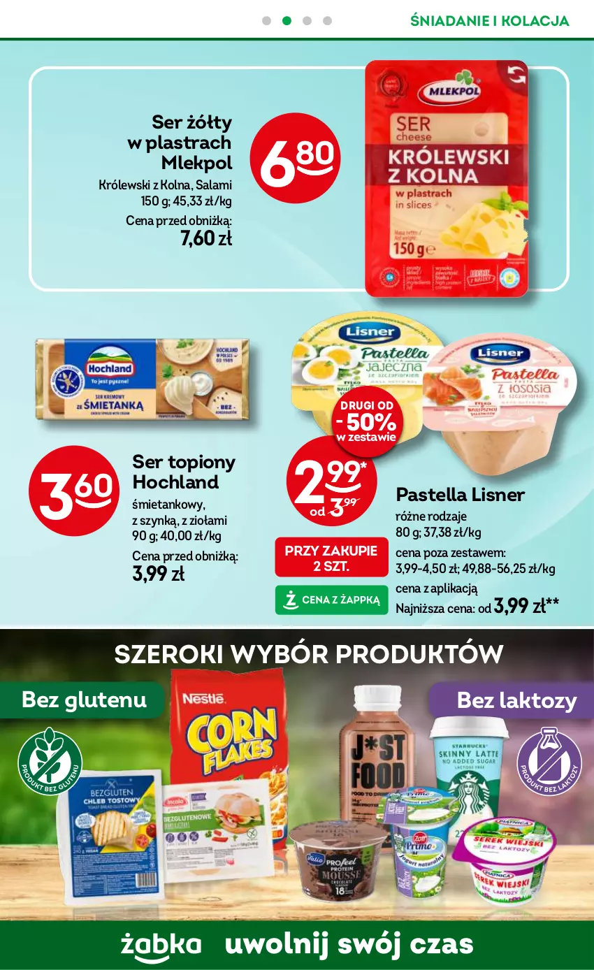 Gazetka promocyjna Żabka - ważna 30.07 do 12.08.2025 - strona 73 - produkty: Hochland, Królewski, Lisner, Pastella, Salami, Ser, Ser topiony, Top