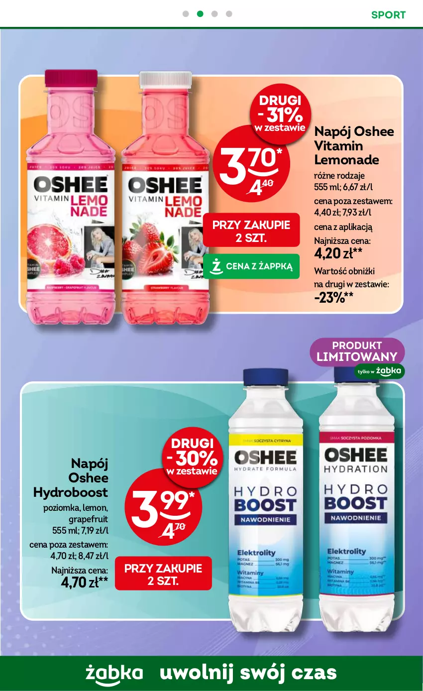 Gazetka promocyjna Żabka - ważna 30.07 do 12.08.2025 - strona 83 - produkty: Gra, Napój, Oshee, Por, Sport
