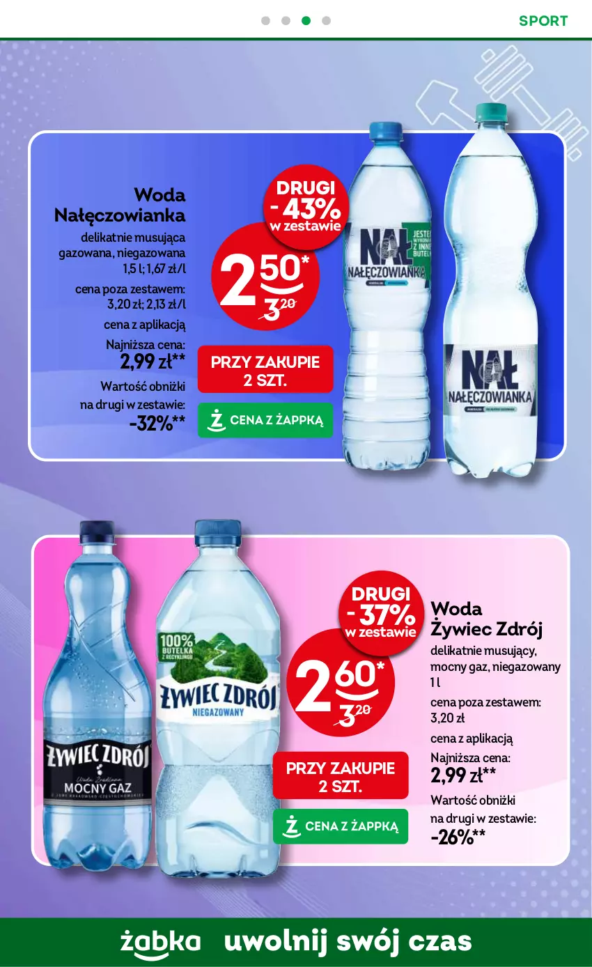 Gazetka promocyjna Żabka - ważna 30.07 do 12.08.2025 - strona 84 - produkty: Mus, Nałęczowianka, Por, Sport, Woda