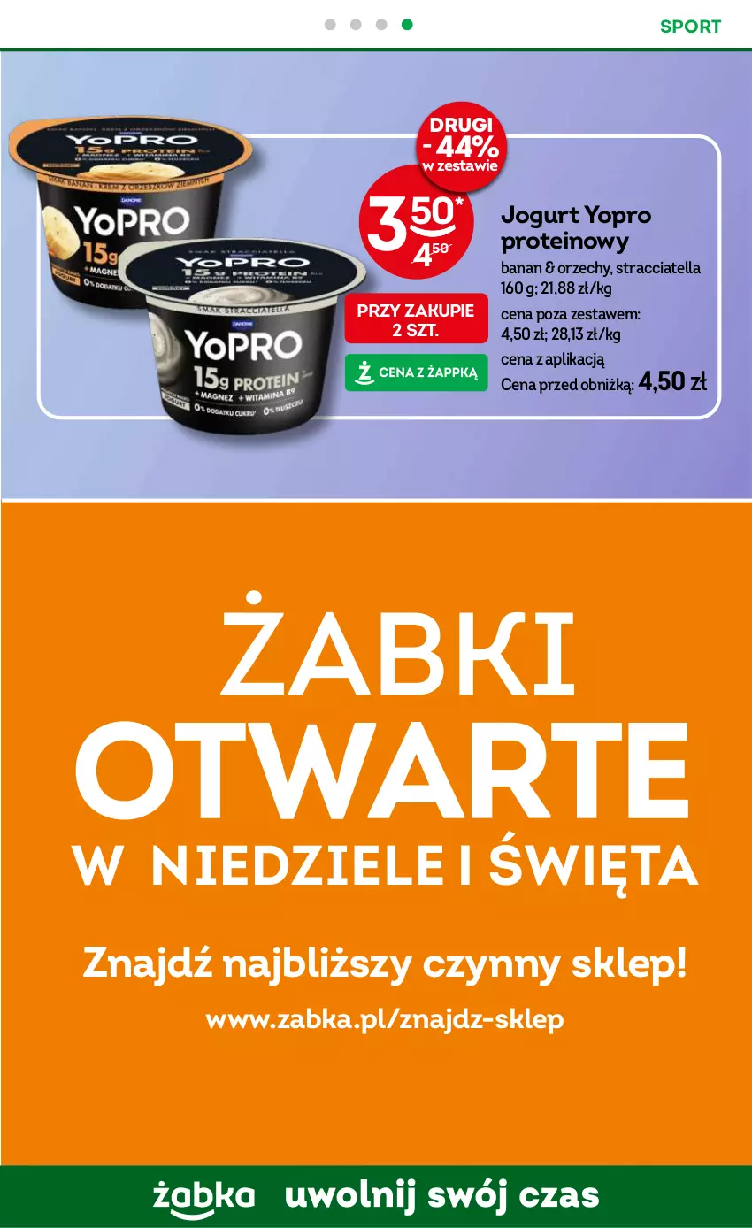 Gazetka promocyjna Żabka - ważna 30.07 do 12.08.2025 - strona 85 - produkty: JBL, Jogurt, Por, Sport