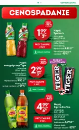 Gazetka promocyjna Żabka - Gazetka - ważna od 12.08 do 12.08.2025 - strona 2 - produkty: Napój energetyczny, Ice tea, Tiger, Lipton, Tymbark, Cenos, Napój