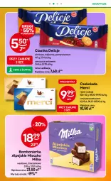 Gazetka promocyjna Żabka - Gazetka - ważna od 12.08 do 12.08.2025 - strona 55 - produkty: Ciastka, Mleczko, Czekolada, Delicje, Merci, Milka