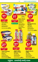 Gazetka promocyjna Żabka - Gazetka - ważna od 12.08 do 12.08.2025 - strona 71 - produkty: Ser, Piątnica, Jogurt, Serek homogenizowany, Serek, Bakoma, Müller, Napój mleczny, Baton, Fanta, Danio, Napój, Jogurt pitny, Kinder, Fa