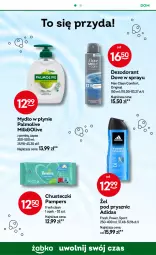 Gazetka promocyjna Żabka - Gazetka - ważna od 12.08 do 12.08.2025 - strona 90 - produkty: Mydło w płynie, Por, Gin, Palmolive, Pampers, Dezodorant, Adidas, Dove, Sport, Chusteczki, Mydło