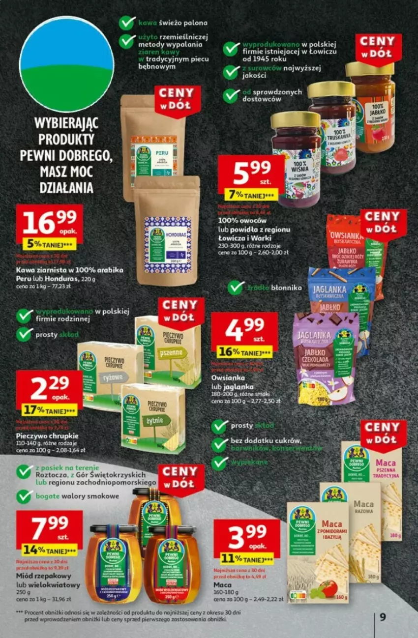 Gazetka promocyjna Auchan - ważna 09.01 do 15.01.2025 - strona 3 - produkty: Kawa, Kawa ziarnista, Miód, Owsianka, Piec