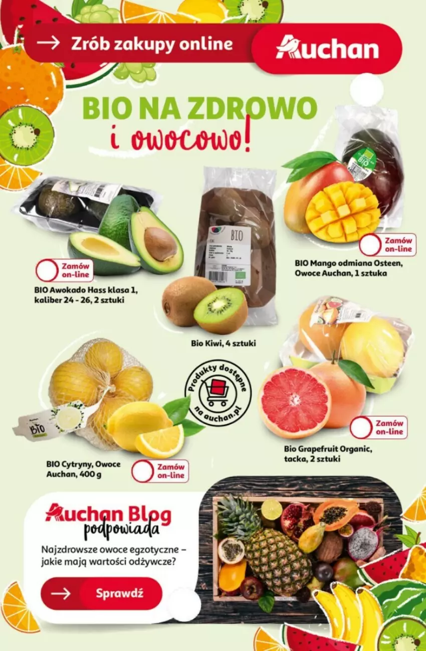 Gazetka promocyjna Auchan - ważna 09.01 do 15.01.2025 - strona 35 - produkty: Cytryny, Gra, Mango, Owoce