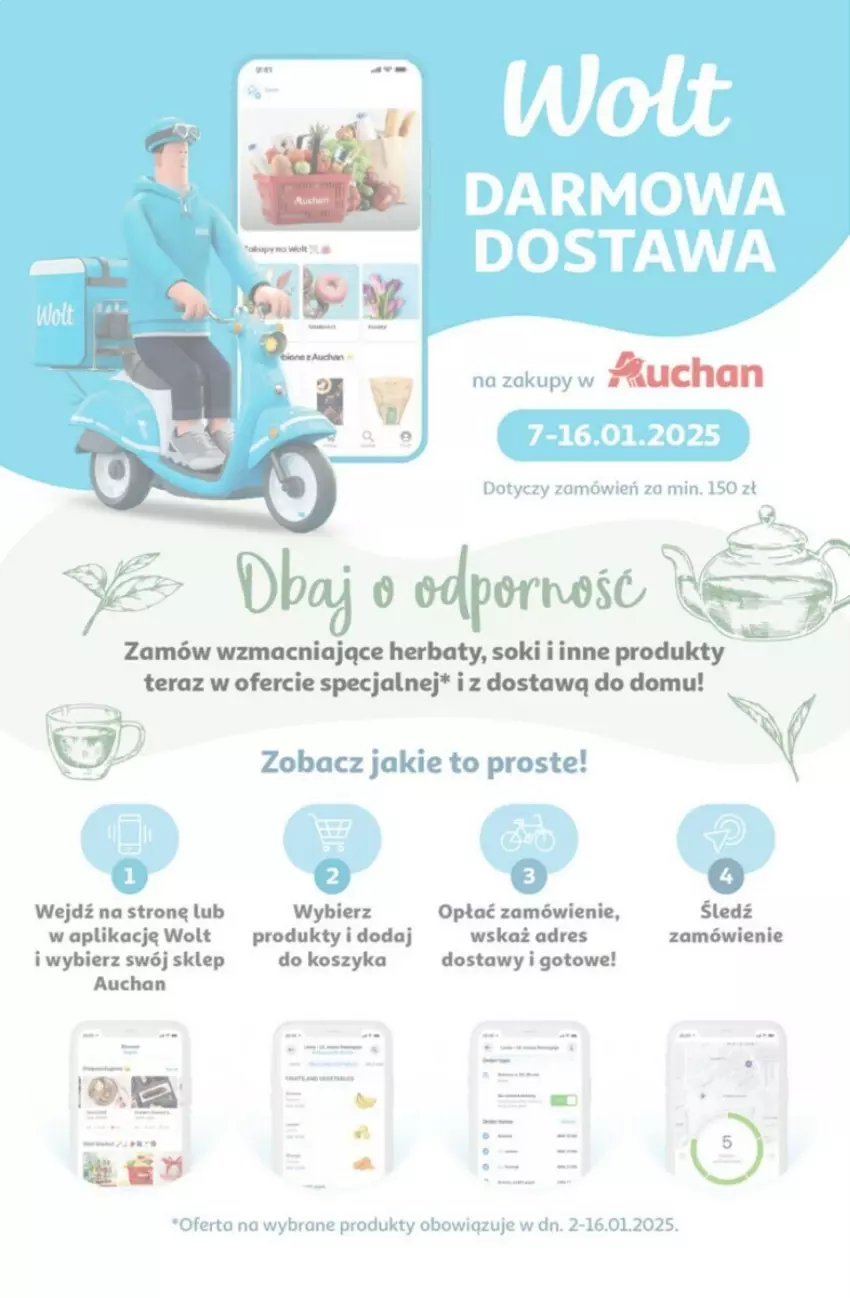 Gazetka promocyjna Auchan - ważna 09.01 do 15.01.2025 - strona 38 - produkty: Dres, Fa, Kosz, Sok, Tera