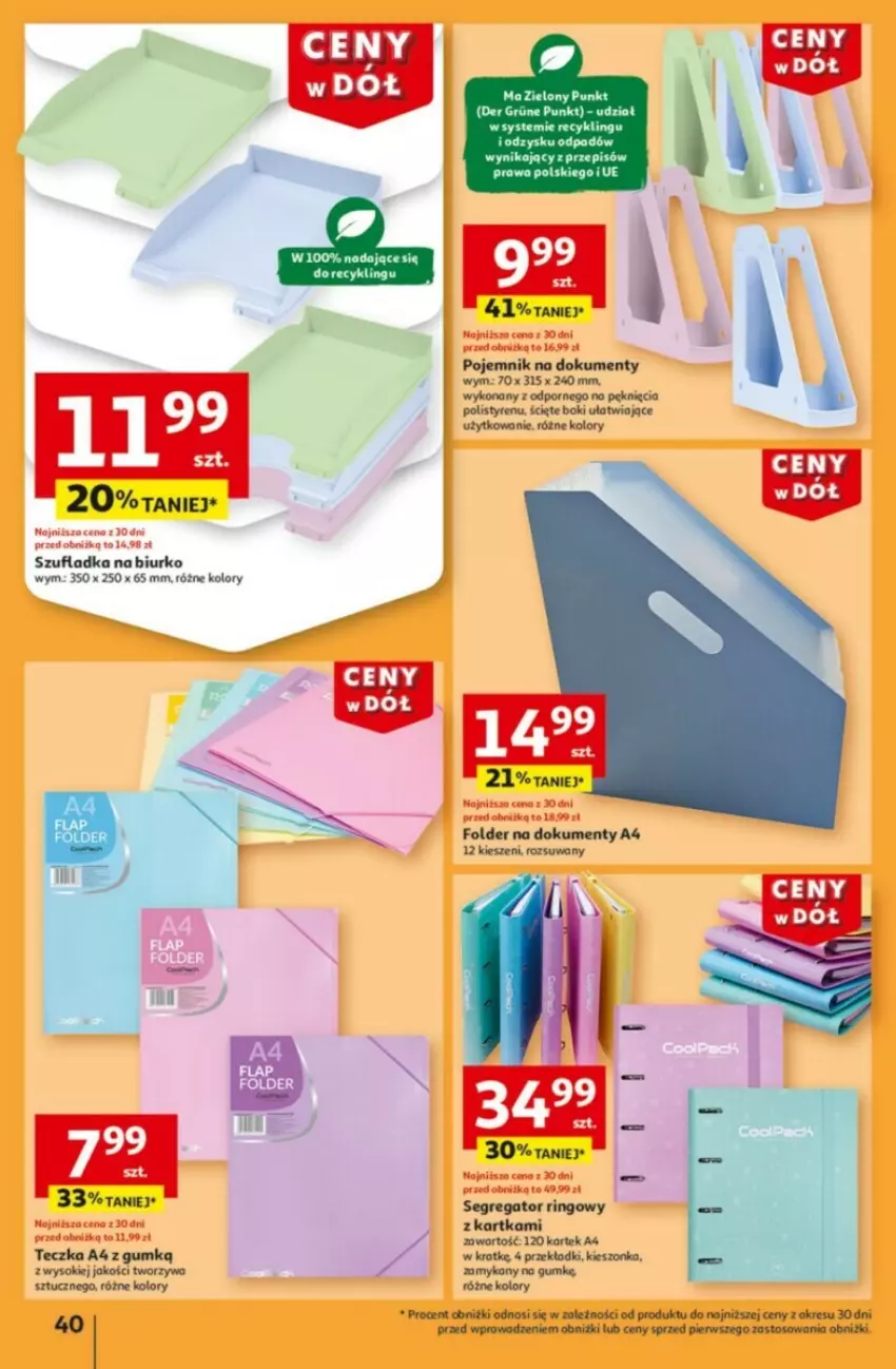 Gazetka promocyjna Auchan - ważna 09.01 do 15.01.2025 - strona 43 - produkty: Biurko, Pojemnik, Por, Sok