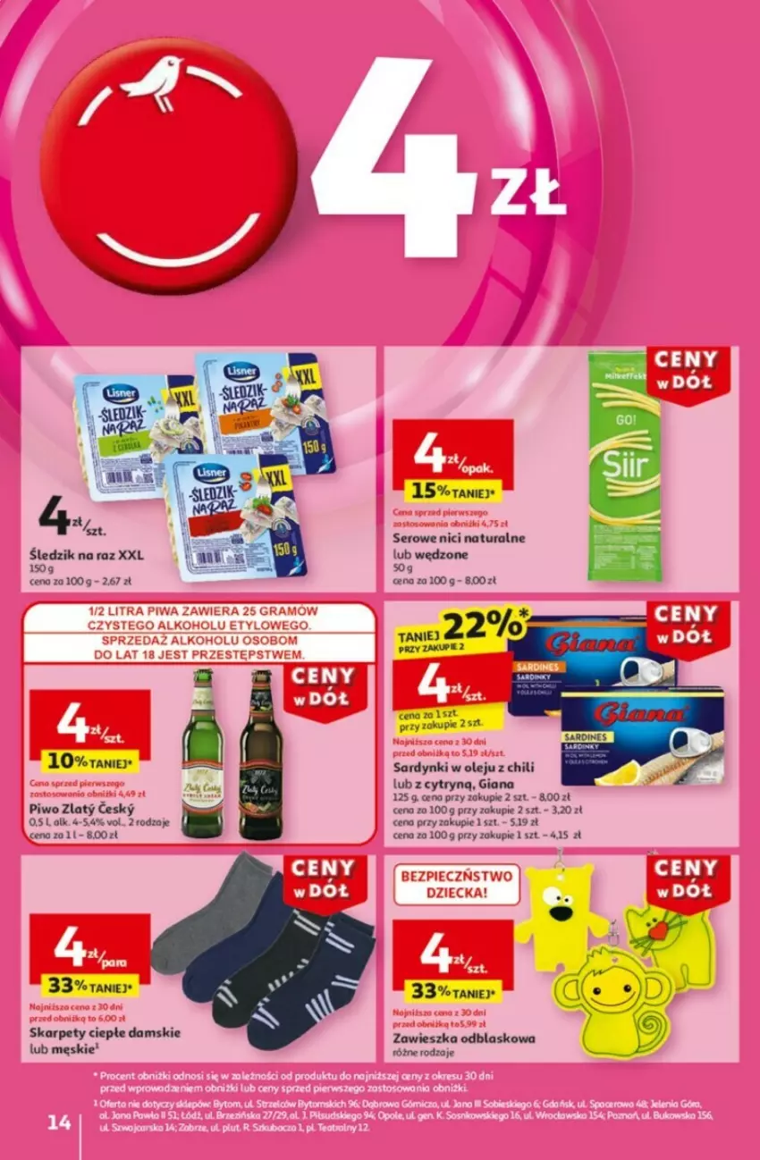 Gazetka promocyjna Auchan - ważna 09.01 do 15.01.2025 - strona 8 - produkty: Karp, Olej, Piwo, Sardynki, Ser