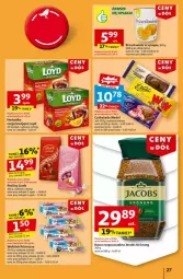 Gazetka promocyjna Auchan - Gazetka - ważna od 15.01 do 15.01.2025 - strona 22 - produkty: Princessa, Kawa rozpuszczalna, Praliny, Wafelek, Kawa, Loyd, Czekolada, Syrop, Brzoskwinie, Jacobs, Lindt