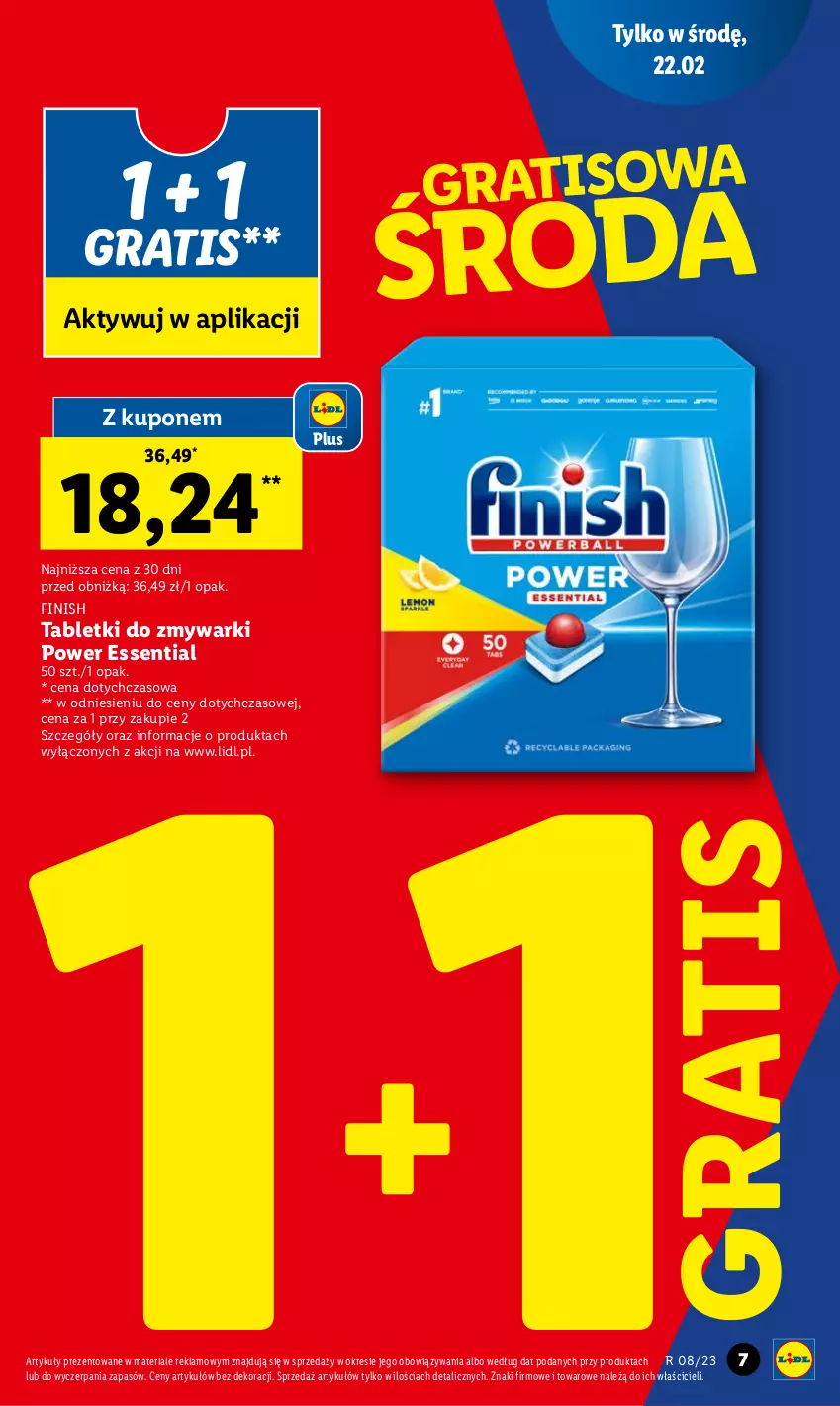 Gazetka promocyjna Lidl - GAZETKA - ważna 20.02 do 22.02.2023 - strona 11 - produkty: Finish, Gra, Tablet, Tabletki do zmywarki, Zmywarki