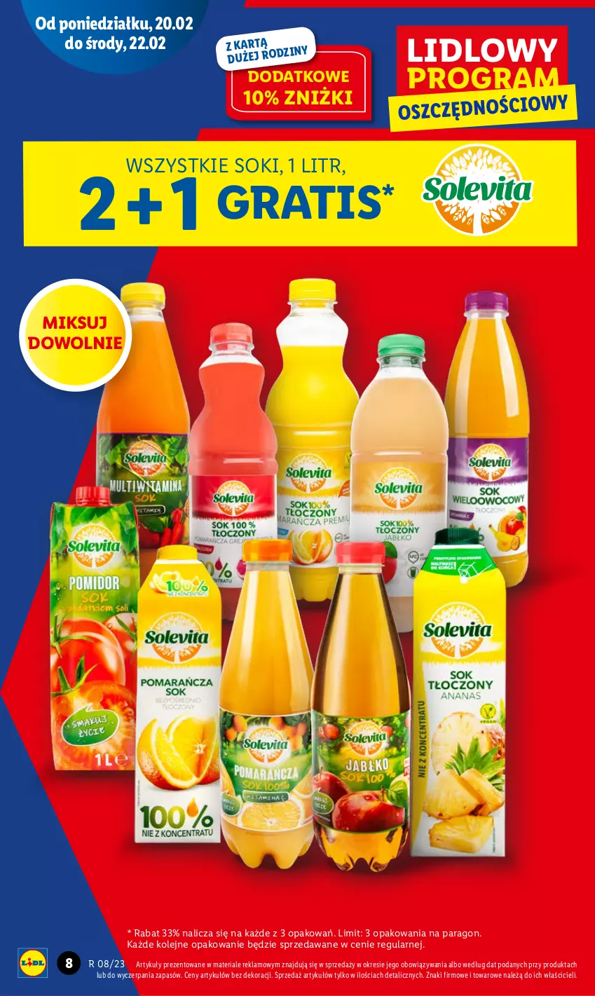 Gazetka promocyjna Lidl - GAZETKA - ważna 20.02 do 22.02.2023 - strona 12 - produkty: Gra, Olej, Sok