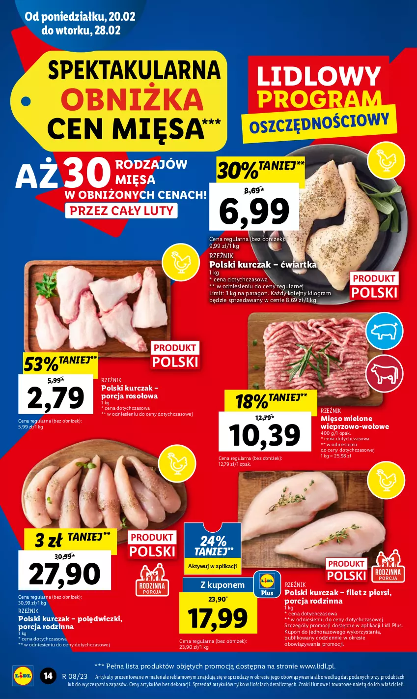 Gazetka promocyjna Lidl - GAZETKA - ważna 20.02 do 22.02.2023 - strona 20 - produkty: Gra, Kurczak, Mięso, Mięso mielone, Olej, Por