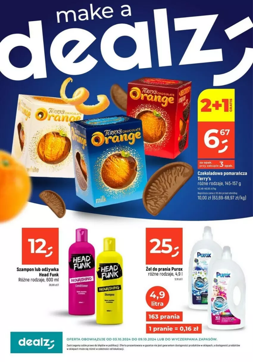 Gazetka promocyjna Dealz - ważna 03.10 do 09.10.2024 - strona 1 - produkty: Pur, Szampon