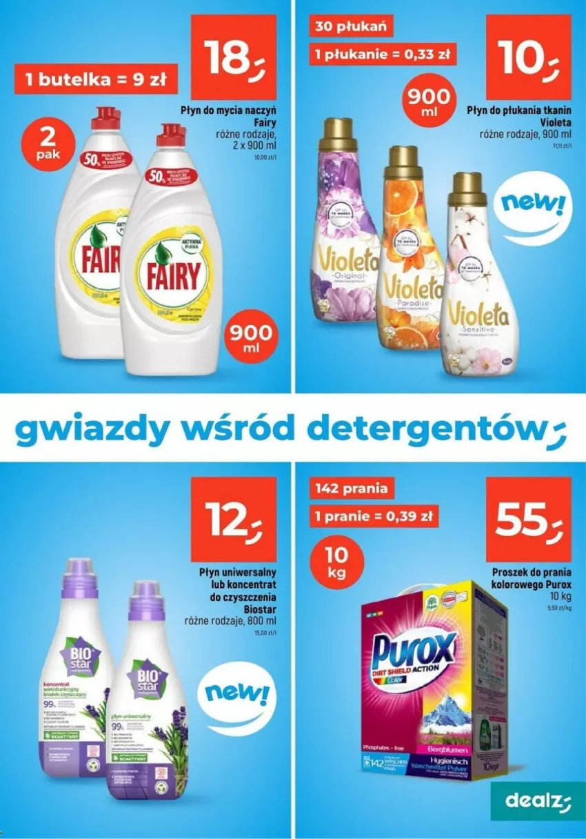 Gazetka promocyjna Dealz - ważna 03.10 do 09.10.2024 - strona 14 - produkty: Do mycia naczyń, Fa, Fairy, Płyn do mycia, Płyn do mycia naczyń, Płyn do płukania, Proszek do prania, Pur