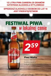 Gazetka promocyjna Lewiatan - Gazetka - ważna od 15.11 do 15.11.2023 - strona 5 - produkty: Piwa, Piwo, Warka