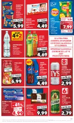 Gazetka promocyjna Kaufland - Gazetka tygodnia - Gazetka - ważna od 27.09 do 27.09.2023 - strona 23 - produkty: Piwa, Piwo, Sos, Gra, 7up, Ice tea, Chipsy, Mirinda, Pasta do zębów, Tyskie, Chrupki, Pepsi, Tonik, Lipton, Napój gazowany, Baton, Woda mineralna, Pudliszki, Monster Munch, Napój niegazowany, Woda, Lay’s, Napój, Cisowianka, Blend-a-Med, Kinder