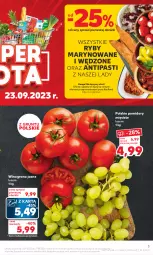 Gazetka promocyjna Kaufland - Gazetka tygodnia - Gazetka - ważna od 27.09 do 27.09.2023 - strona 3 - produkty: Winogrona, Wino, Waga, Grunt, Pomidory