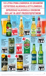 Gazetka promocyjna Kaufland - Gazetka tygodnia - Gazetka - ważna od 27.09 do 27.09.2023 - strona 45 - produkty: Piwa, Piwo, Książęce, Gra, Somersby, Warka, Pilsner Urquell, Perła, Carlsberg, Piwo jasne