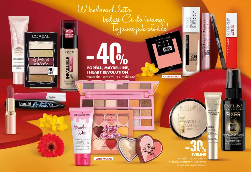 Gazetka promocyjna Super Pharm - Gazetka - ważna 24.06 do 14.07.2021 - strona 5 - produkty: Bell, Eveline, L’Oréal, Makijaż, Maybelline