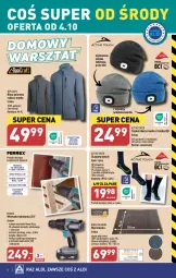Gazetka promocyjna Aldi - Artykuły przemysłowe i tekstylia - Gazetka - ważna od 07.10 do 07.10.2023 - strona 8 - produkty: Top, Wycieraczka, Karp, Czapka, Bluza polarowa, Warka, Tarka, Wełna, Wkręt, Wkrętarka, Bluza, Akumulator