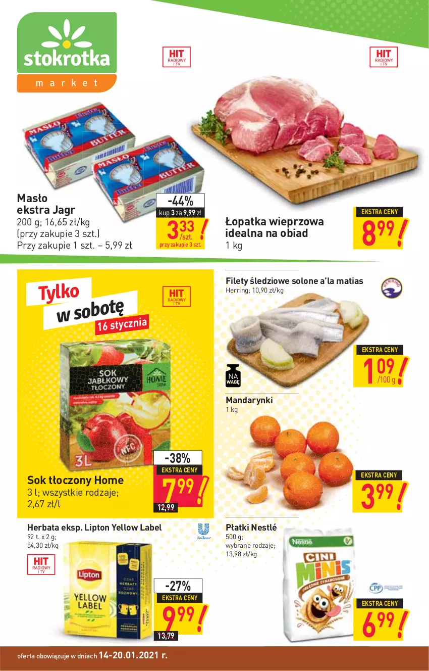 Gazetka promocyjna Stokrotka - Market - ważna 08.01 do 13.01.2021 - strona 1