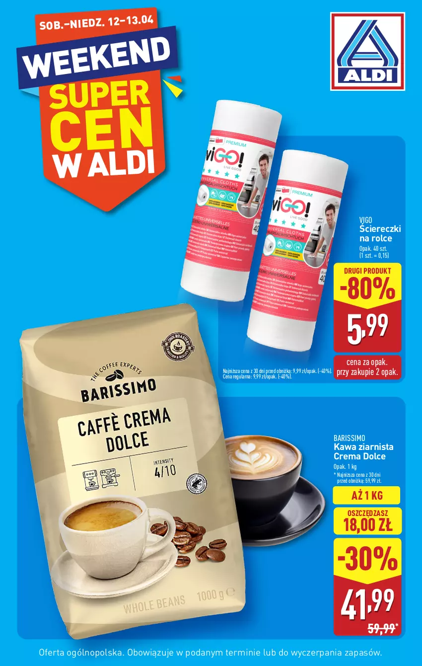 Gazetka promocyjna Aldi - Pełna oferta - ważna 07.04 do 13.04.2025 - strona 46 - produkty: Kawa, Kawa ziarnista