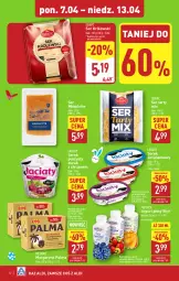 Gazetka promocyjna Aldi - Pełna oferta - Gazetka - ważna od 13.04 do 13.04.2025 - strona 12 - produkty: Chrzan, Serek puszysty, Ser, Królewski, Piątnica, Jogurt, Palma, Serek, Margaryna, Mimolette, Jogurt pitny
