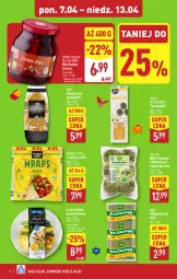 Gazetka promocyjna Aldi - Pełna oferta - Gazetka - ważna od 13.04 do 13.04.2025 - strona 14 - produkty: All Seasons, Makaron, Borówka, Tortilla, Tarta, Knedle, Chleb, Szpinak
