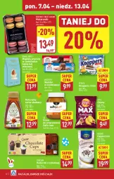 Gazetka promocyjna Aldi - Pełna oferta - Gazetka - ważna od 13.04 do 13.04.2025 - strona 22 - produkty: Makaron, Migdały, Chipsy, Syrop, Knoppers, Cappuccino, Lay’s