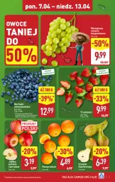 Gazetka promocyjna Aldi - Pełna oferta - Gazetka - ważna od 13.04 do 13.04.2025 - strona 3 - produkty: Truskawki, Pomarańcze, Gruszki, Winogrona, Owoce, Wino, Jabłka
