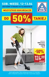 Gazetka promocyjna Aldi - Pełna oferta - Gazetka - ważna od 13.04 do 13.04.2025 - strona 39 - produkty: Odkurzacz, Odkurzacze