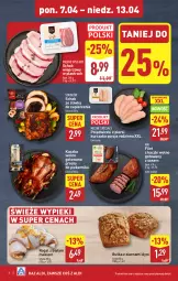 Gazetka promocyjna Aldi - Pełna oferta - Gazetka - ważna od 13.04 do 13.04.2025 - strona 8 - produkty: Piec, Kurczak, Sos, Sok, Por, Sokołów, Kaczka, Mięsne specjały, Schab wieprzowy, Rogal, Piekarnik, Bułka