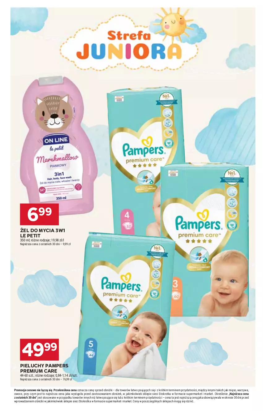 Gazetka promocyjna Stokrotka - Market - ważna 13.11 do 19.11.2025 - strona 23 - produkty: Mięso, Owoce, Pampers, Pieluchy, Warzywa