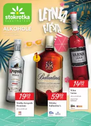 Gazetka promocyjna Stokrotka - Katalog Łap okazję - Gazetka - ważna od 28.07 do 28.07.2021 - strona 1 - produkty: Koc, Wódka, Whisky, Krupnik, Wino