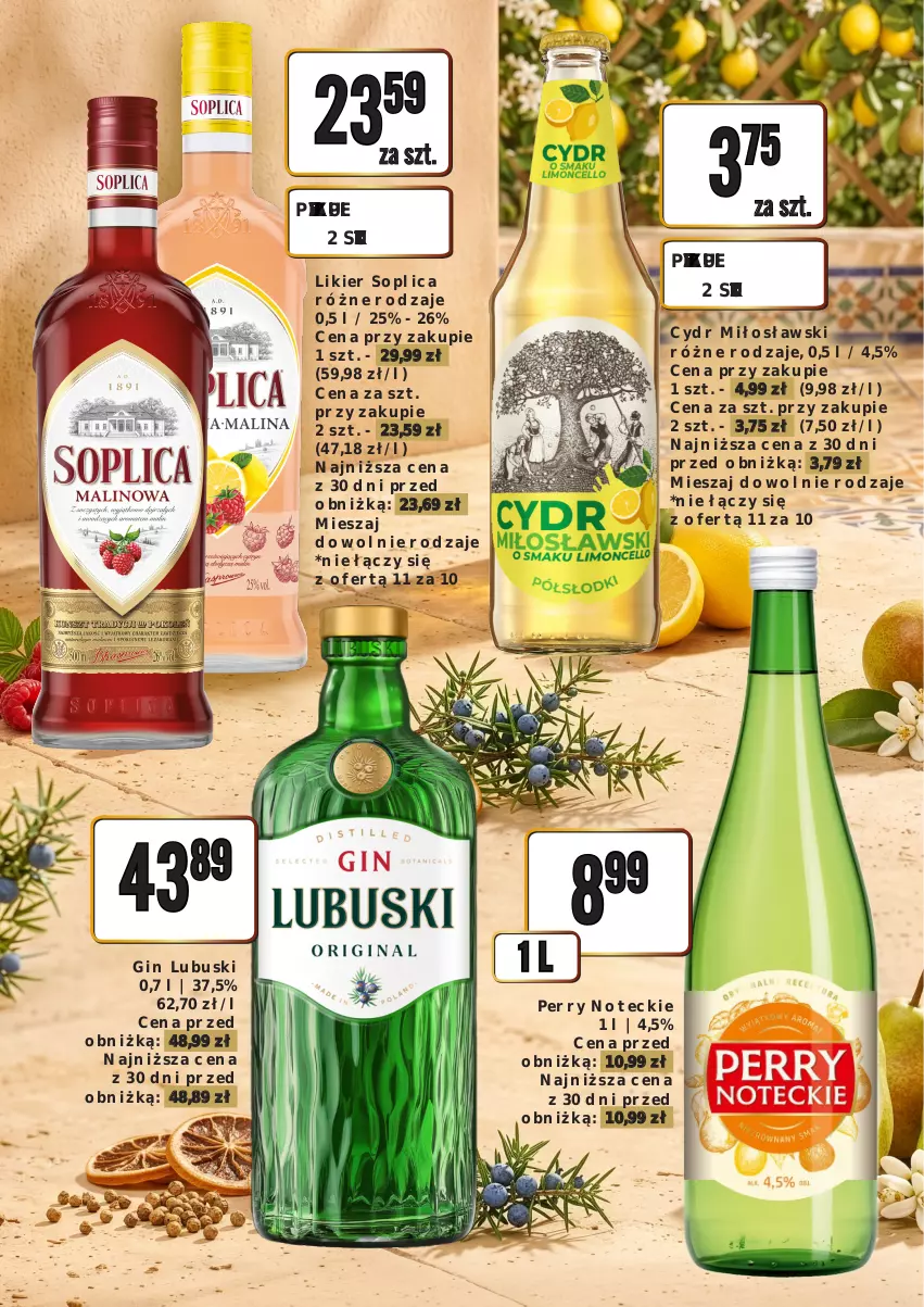 Gazetka promocyjna Dino - Oferta alkoholowa - ważna 14.08 do 14.08.2026 - strona 4 - produkty: Gin, Likier, Soplica