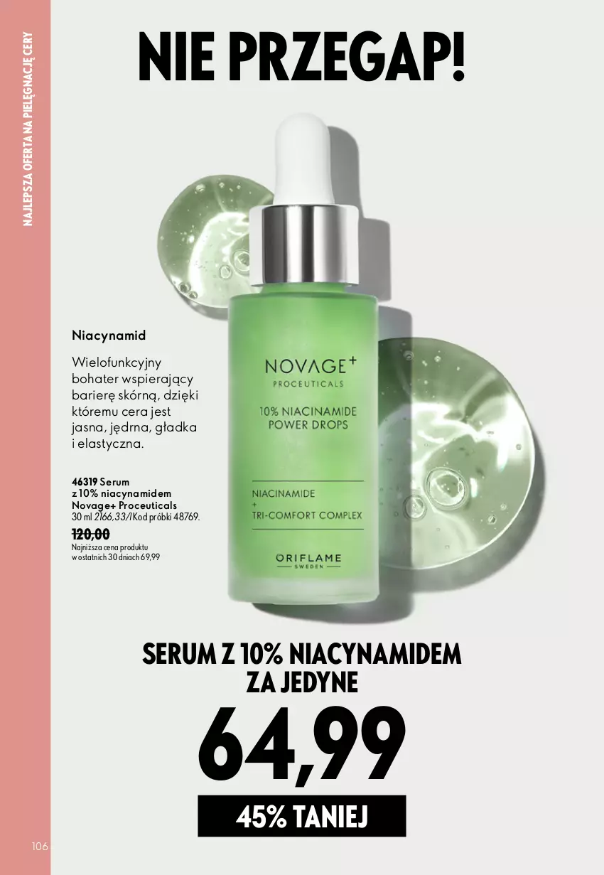 Gazetka promocyjna Oriflame - eKatalog 12 - ważna 19.08 do 08.09.2026 - strona 106 - produkty: NovAge, Rum, Ser, Serum