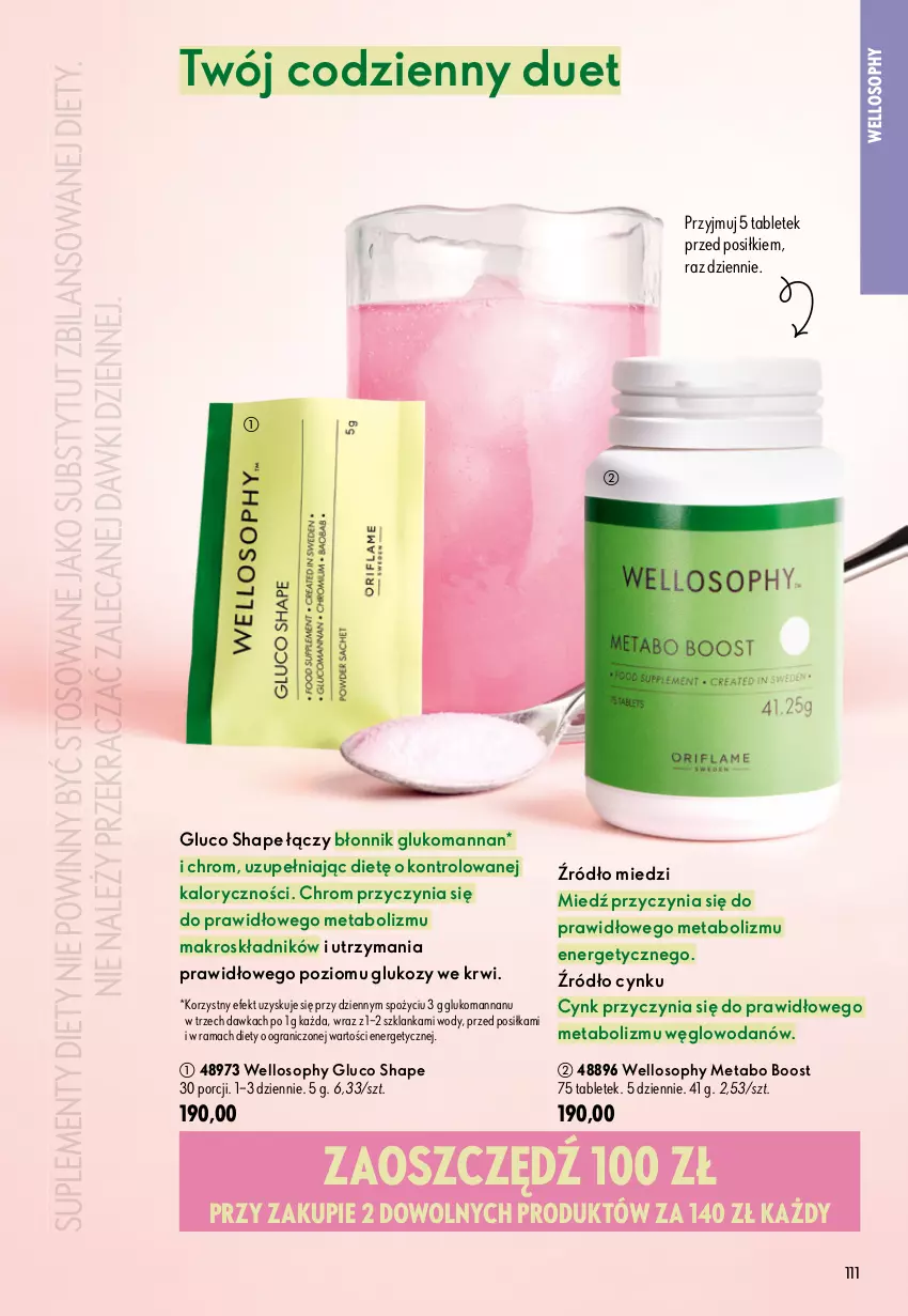 Gazetka promocyjna Oriflame - eKatalog 12 - ważna 19.08 do 08.09.2026 - strona 111 - produkty: Cynk, Gra, Por, Rama, Szklanka, Tablet, Woda