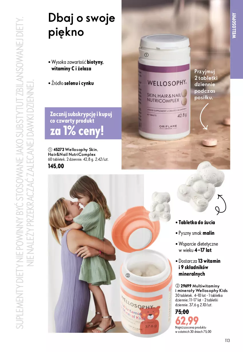 Gazetka promocyjna Oriflame - eKatalog 12 - ważna 19.08 do 08.09.2026 - strona 113 - produkty: Cynk, Sok, Tablet