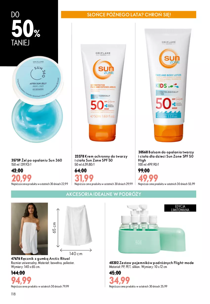 Gazetka promocyjna Oriflame - eKatalog 12 - ważna 19.08 do 08.09.2026 - strona 118 - produkty: Dzieci, Pojemnik, Ręcznik, Sun 360, Wełna