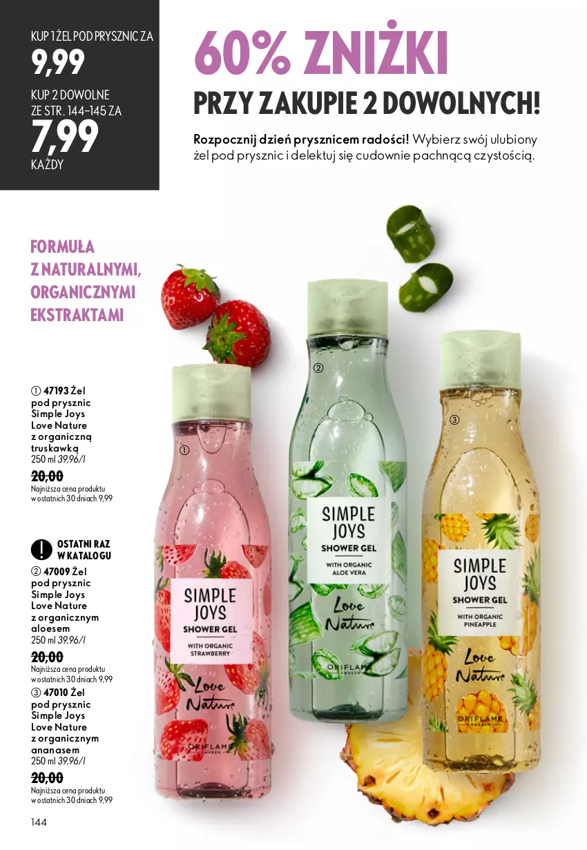 Gazetka promocyjna Oriflame - eKatalog 12 - ważna 19.08 do 08.09.2026 - strona 144 - produkty: Ananas, Love Nature