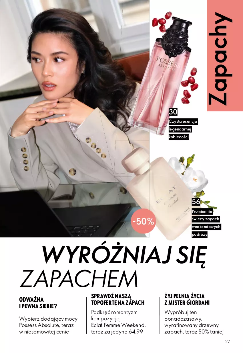 Gazetka promocyjna Oriflame - eKatalog 12 - ważna 19.08 do 08.09.2026 - strona 27 - produkty: Absolut, Eclat, Mister Giordani, Possess, Tera, Top